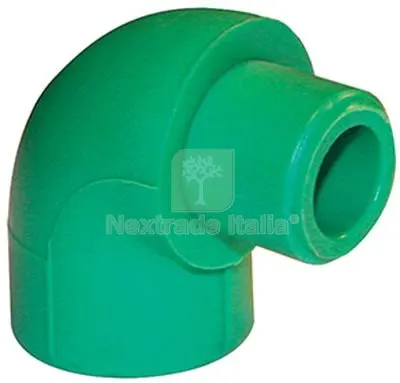 20PZ GOMITO PPR A SALDARE MF 90° VERDE MM 20 — Tubi e raccordi — rif. FERX.VIR7801025 20PZ GOMITO PPR A SALDARE MF 90° VERDE MM 20 — Tubi e raccordi — rif. FERX.VIR7801025