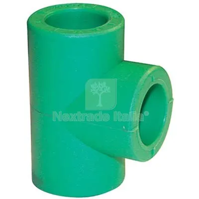 10PZ TEE PPR A SALDARE RIDOTTO VERDE MM 25X20X25 — Tubi e raccordi — rif. FERX.VIR7801040 10PZ TEE PPR A SALDARE RIDOTTO VERDE MM 25X20X25 — Tubi e raccordi — rif. FERX.VIR7801040