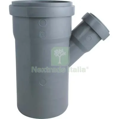 5PZ Braga Ridotta Scarico Idrico AD Innesto PP Grigio MM 90/40 45° Gradi 45° — Attrezzi da giardino — rif. FERX.VIR7801256