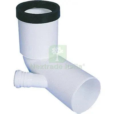 Curva WC Prolungata + 1 Attacco Scarico Idrico PP Bianco MM 90X40 Attacco DX — Interruttori e prese — rif. FERX.VIR7801272 Curva WC Prolungata + 1 Attacco Scarico Idrico PP Bianco MM 90X40 Attacco DX — Interruttori e prese — rif. FERX.VIR7801272