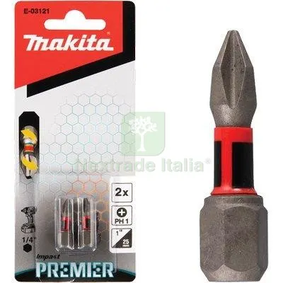 3CF Inserto Croce Phillips x Avvitatore Impulsi Makita Phxmm 1X25 CF=PZ 2 — Trapani e avvitatori — rif. FERX.VIR7916981 3CF Inserto Croce Phillips x Avvitatore Impulsi Makita Phxmm 1X25 CF=PZ 2 — Trapani e avvitatori — rif. FERX.VIR7916981