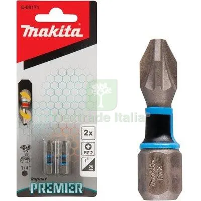 3CF Inserto Croce Pozidriv x Avvitatore Impulsi Makita Pzxmm 2X25 CF=PZ 2 — Trapani e avvitatori — rif. FERX.VIR7916987 3CF Inserto Croce Pozidriv x Avvitatore Impulsi Makita Pzxmm 2X25 CF=PZ 2 — Trapani e avvitatori — rif. FERX.VIR7916987