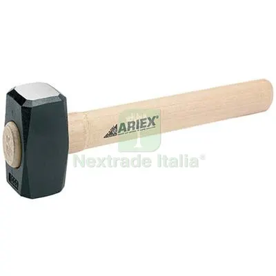 2PZ MAZZETTA OTTAGONALE M.LEGNO ARIEX GR 1000 H CM 30 Ø Mm 27x40 — Martelli e mazze — rif. FERX.VIR7935048