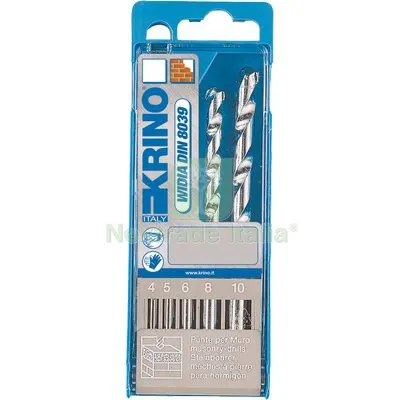 PUNTA TRAPANO WIDIA STANDARD 03001 ASTUCCIO KRINO MM 4,0/10,0 CF=PZ 5 — Punte, frese e dischi — rif. FERX.VIR7937370 PUNTA TRAPANO WIDIA STANDARD 03001 ASTUCCIO KRINO MM 4,0/10,0 CF=PZ 5 — Punte, frese e dischi — rif. FERX.VIR7937370