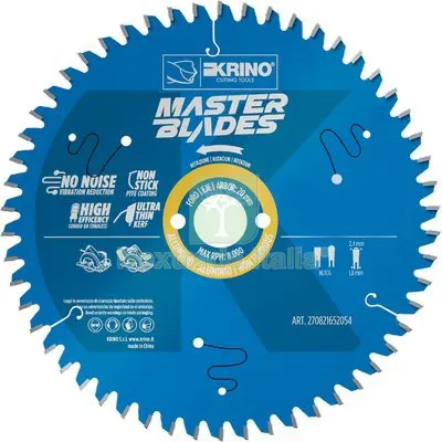 LAMA CIRCOLARE X ALLUMINIO MASTER BLADES KRINO MM 250X32 DENTI 80 — Punte, frese e dischi — rif. FERX.VIR7948362