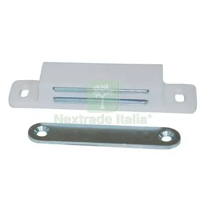 25PZ Cricchetto Magnetico Sportelli 652 MM 87X18 H.MM 15 KG 12 + Incontro Bianco Colore Bianco KG 12,0 — Cinghie e tiranti a cricchetto — rif. FERX.VIR7956612 25PZ Cricchetto Magnetico Sportelli 652 MM 87X18 H.MM 15 KG 12 + Incontro Bianco Colore Bianco KG 12,0 — Cinghie e tiranti a cricchetto — rif. FERX.VIR7956612