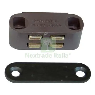 12PZ Cricchetto Magnetico Sportelli UC9 Varec MM 35 H.MM 12 KG 3 + Incontro Marrone Colore Marrone KG 3,0 — Cinghie e tiranti a cricchetto — rif. FERX.VIR7956806 12PZ Cricchetto Magnetico Sportelli UC9 Varec MM 35 H.MM 12 KG 3 + Incontro Marrone Colore Marrone KG 3,0 — Cinghie e tiranti a cricchetto — rif. FERX.VIR7956806
