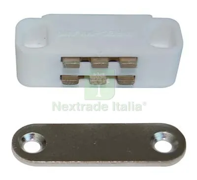12PZ Cricchetto Magnetico Sportelli UC12 Varec MM 40 H.MM 16 KG 5 + Incontro Bianco Colore Bianco KG 4,5 — Cinghie e tiranti a cricchetto — rif. FERX.VIR7956813 12PZ Cricchetto Magnetico Sportelli UC12 Varec MM 40 H.MM 16 KG 5 + Incontro Bianco Colore Bianco KG 4,5 — Cinghie e tiranti a cricchetto — rif. FERX.VIR7956813
