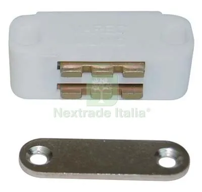 12PZ CRICCHETTO MAGNETICO SPORTELLI UC14 VAREC MM 45 H.MM 20 KG 7 + INCONTRO BIANCO Colore Bianco — Cinghie e tiranti a cricchetto — rif. FERX.VIR7956817