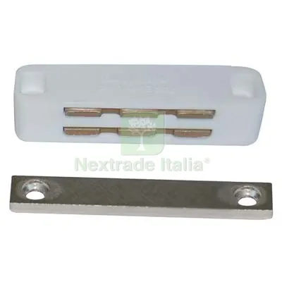 12PZ CRICCHETTO MAGNETICO SPORTELLI UC20 VAREC MM 74 H.MM 22 KG 14 + INCONTRO BIANCO Colore Bianco KG 12 — Cinghie e tiranti a cricchetto — rif. FERX.VIR7956821