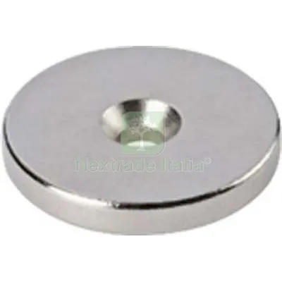 28PZ BOTTONE MAGNETICO AL NEODIMIO FORATO D.MM 15 H.MM 2 — Ferramenta per legno e mobili — rif. FERX.VIR7956914