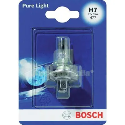 4PZ Lampada Auto Anteriori Pure Light H7 012 Bosch Alogena Volt 12 Watt 55 — Illuminazione — rif. FERX.VIR8000061