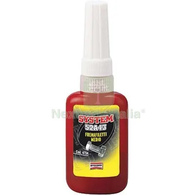 2PZ SIGILLANTE FRENAFILETTI 52A43 SYSTEM MEDIO ML 10 — Adesivi e sigillanti — rif. FERX.VIR8000111 2PZ SIGILLANTE FRENAFILETTI 52A43 SYSTEM MEDIO ML 10 — Adesivi e sigillanti — rif. FERX.VIR8000111