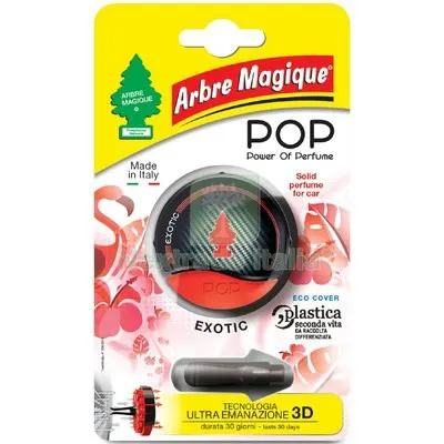 12PZ Profumatore Auto Arbre Magique Pop Exotic — Deodoranti ambiente — rif. FERX.VIR8000580 12PZ Profumatore Auto Arbre Magique Pop Exotic — Deodoranti ambiente — rif. FERX.VIR8000580