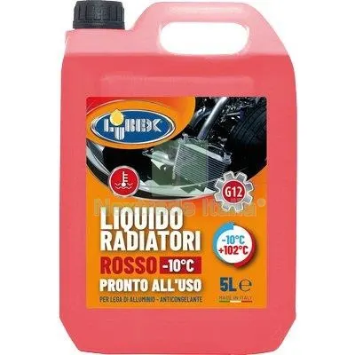 4PZ Liquido Antigelo x Radiatore Auto Rosso Lubex Fino a -10°C LT 5 — Caldaie e radiatori — rif. FERX.VIR8000692 4PZ Liquido Antigelo x Radiatore Auto Rosso Lubex Fino a -10°C LT 5 — Caldaie e radiatori — rif. FERX.VIR8000692