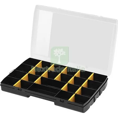 ORGANIZER PORTAMINUTERIA BASIC SCOMPARTI 22 MM 357X229 H.MM 48 STST81681-1 MM 357x188x48 POSTI 22 — Punte, frese e dischi — rif. FERX.VIR8112049 ORGANIZER PORTAMINUTERIA BASIC SCOMPARTI 22 MM 357X229 H.MM 48 STST81681-1 MM 357x188x48 POSTI 22 — Punte, frese e dischi — rif. FERX.VIR8112049