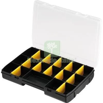 3PZ Organizer Portaminuteria Basic Scomparti 17 MM 230X125 H.MM 46 STST81680-1 MM 230x125x46 Posti 17 — Punte, frese e dischi — rif. FERX.VIR8112050