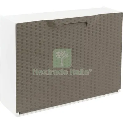 Scarpiera Modulare Rattan Bianco/Tortora CM 51X17,3 H.CM 40,1 CM 51x17x40 Colore Bianco/Tortora — Arredo — rif. FERX.VIR8112143 Scarpiera Modulare Rattan Bianco/Tortora CM 51X17,3 H.CM 40,1 CM 51x17x40 Colore Bianco/Tortora — Arredo — rif. FERX.VIR8112143