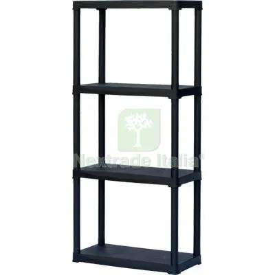 Scaffale Kit Resina Tempo 4 Ripiani CM 60X30 H.CM 133 CM 60x30x133 Ripiani 4 — Ferramenta porte e finestre — rif. FERX.VIR8112147 Scaffale Kit Resina Tempo 4 Ripiani CM 60X30 H.CM 133 CM 60x30x133 Ripiani 4 — Ferramenta porte e finestre — rif. FERX.VIR8112147