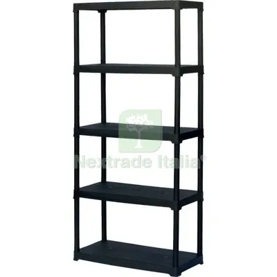 Scaffale Kit Resina Tempo 5 Ripiani CM 80X40 H.CM 176 CM 80x40x176 Ripiani 5 — Ferramenta porte e finestre — rif. FERX.VIR8112151 Scaffale Kit Resina Tempo 5 Ripiani CM 80X40 H.CM 176 CM 80x40x176 Ripiani 5 — Ferramenta porte e finestre — rif. FERX.VIR8112151