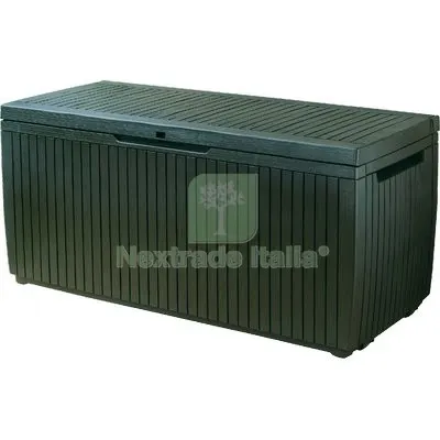 Baule Springwood Keter PP Verde CM 123X53,5 H.CM 57 CM 123x53,5x57 LT 302 — Ferramenta porte e finestre — rif. FERX.VIR8130105 Baule Springwood Keter PP Verde CM 123X53,5 H.CM 57 CM 123x53,5x57 LT 302 — Ferramenta porte e finestre — rif. FERX.VIR8130105