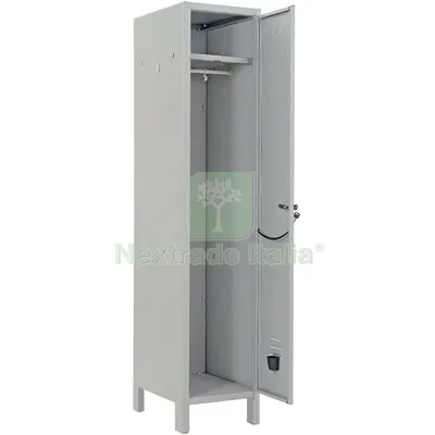 Armadio Spogliatoio Smontato Prometal Vern Grigio Posti 1 H.MM 1795 MM 360X350 CM 36x35x179,5 — Arredo — rif. FERX.VIR8130544