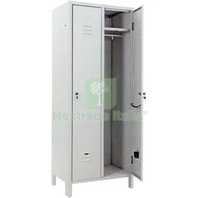 Armadio Spogliatoio Smontato Prometal Vern Grigio Posti 2 H.MM 1795 MM 680X350 CM 68x35x179,5 — Arredo — rif. FERX.VIR8130545 Armadio Spogliatoio Smontato Prometal Vern Grigio Posti 2 H.MM 1795 MM 680X350 CM 68x35x179,5 — Arredo — rif. FERX.VIR8130545
