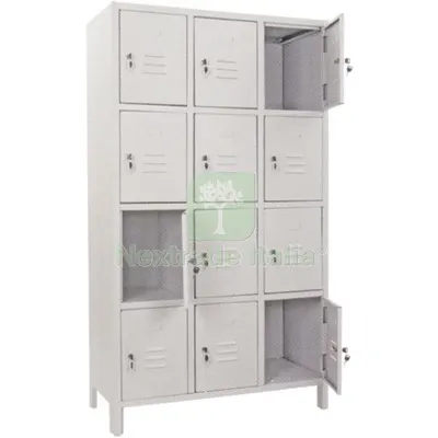 Armadio Casellario Montato Prometal Vern Grigio Posti 12 H.MM 1795 MM 1000X500 CM 100x50x179,5 — Arredo — rif. FERX.VIR8130580 Armadio Casellario Montato Prometal Vern Grigio Posti 12 H.MM 1795 MM 1000X500 CM 100x50x179,5 — Arredo — rif. FERX.VIR8130580