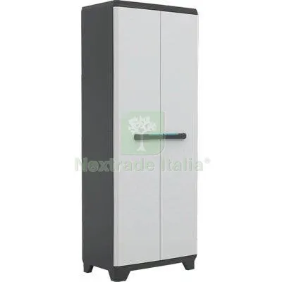 Armadio Tuttopiani Linear Keter PPL Grigio Nero 2 Ante CM 68X39 H.CM 173 CM 68x39x173 — Arredo — rif. FERX.VIR8130631 Armadio Tuttopiani Linear Keter PPL Grigio Nero 2 Ante CM 68X39 H.CM 173 CM 68x39x173 — Arredo — rif. FERX.VIR8130631