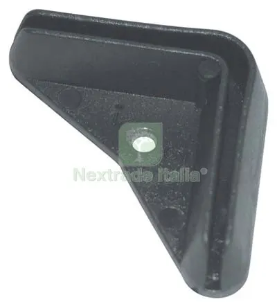 10PZ PUNTALE X ASTA METALLICA PE NERO MM 40X40 AMBIDESTRO — Punte, frese e dischi — rif. FERX.VIR8130799