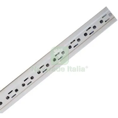 2PZ Asta x Ripiano Metallico a Gancio Prometal Acciaio Vern Grigio MM 27,5X46 H.CM 200 — Arredo — rif. FERX.VIR8131740 2PZ Asta x Ripiano Metallico a Gancio Prometal Acciaio Vern Grigio MM 27,5X46 H.CM 200 — Arredo — rif. FERX.VIR8131740