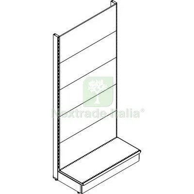 Scaffale Market a Parete Schienale Liscio RAL 9016 CM 100 H.CM 215 CM 100x40xH215 — Ferramenta porte e finestre — rif. FERX.VIR8134110 Scaffale Market a Parete Schienale Liscio RAL 9016 CM 100 H.CM 215 CM 100x40xH215 — Ferramenta porte e finestre — rif. FERX.VIR8134110