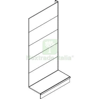 Estensione Scaffale a Parete Market Schienale Liscio RAL 9016 CM 100 H.CM 215 CM 100x40xH215 — Ferramenta porte e finestre — rif. FERX.VIR8134111 Estensione Scaffale a Parete Market Schienale Liscio RAL 9016 CM 100 H.CM 215 CM 100x40xH215 — Ferramenta porte e finestre — rif. FERX.VIR8134111