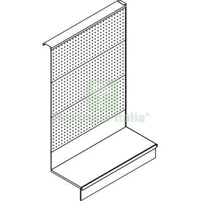 Estensione Scaffale a Parete Market Schienale MIX RAL 9016 CM 100 H.CM 155 CM 100x40xH155 — Ferramenta porte e finestre — rif. FERX.VIR8134116 Estensione Scaffale a Parete Market Schienale MIX RAL 9016 CM 100 H.CM 155 CM 100x40xH155 — Ferramenta porte e finestre — rif. FERX.VIR8134116
