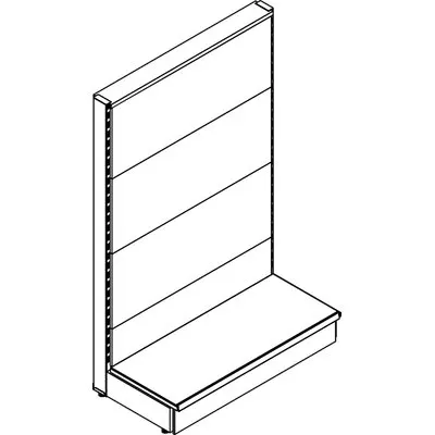 Scaffale Market a Parete Schienale Liscio RAL 9016 CM 100 H.CM 155 — Ferramenta porte e finestre — rif. FERX.VIR8134140 Scaffale Market a Parete Schienale Liscio RAL 9016 CM 100 H.CM 155 — Ferramenta porte e finestre — rif. FERX.VIR8134140