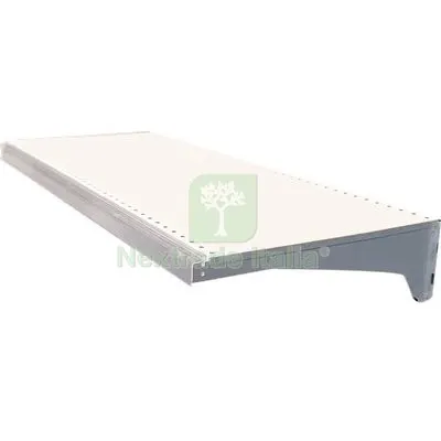 Ripiano Market Acciaio Verniciato Bianco CM 40X100 CF= PZ 4 — Ferramenta porte e finestre — rif. FERX.VIR8134165 Ripiano Market Acciaio Verniciato Bianco CM 40X100 CF= PZ 4 — Ferramenta porte e finestre — rif. FERX.VIR8134165