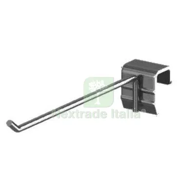5PZ Gancio Semplice x Barra Market Zincato MM 200 — Ferramenta porte e finestre — rif. FERX.VIR8134176