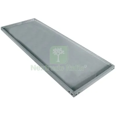 5PZ Ripiano Metallico Senza Rinforzo Prometal Acciaio Vern Grigio CM 70X30 — Arredo — rif. FERX.VIR8135062 5PZ Ripiano Metallico Senza Rinforzo Prometal Acciaio Vern Grigio CM 70X30 — Arredo — rif. FERX.VIR8135062