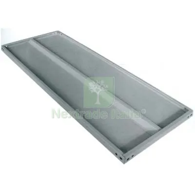 5PZ Ripiano Metallico Rinforzo Singolo Prometal Acciaio Vern Grigio CM 120X40 — Arredo — rif. FERX.VIR8135865 5PZ Ripiano Metallico Rinforzo Singolo Prometal Acciaio Vern Grigio CM 120X40 — Arredo — rif. FERX.VIR8135865