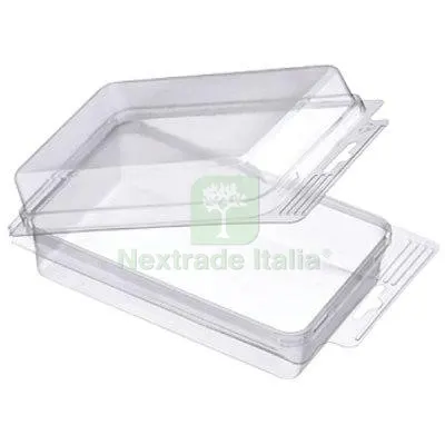 100PZ BIVALVA RIGIDA PVC TRASPARENTE MM 75X 48 H.MM 20 MM 75x48x20 — Misurazione e taglio manuale — rif. FERX.VIR8136640