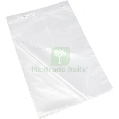 BUSTA NEUTRA A STRAPPO PEBD + SOFFIETTO CM 10+8X40 CF=KG 10 — Guanti da lavoro — rif. FERX.VIR8136730