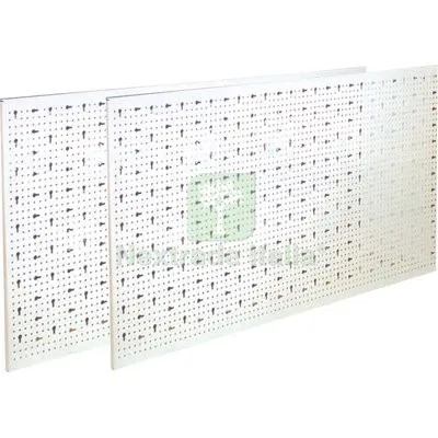 Pannello Espositivo a Fori Asolati Acciaio Verniciato CM 100X50 Avorio Colore Avorio — Ferramenta porte e finestre — rif. FERX.VIR8174011