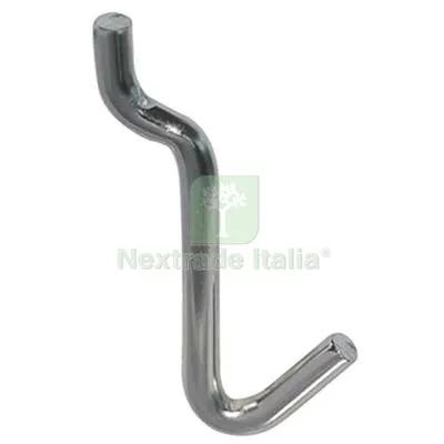 200PZ Gancio Uncino Acciaio x Pannello Espositivo Cromato N° 2 MM 15X42 — Ferramenta porte e finestre — rif. FERX.VIR8175021 200PZ Gancio Uncino Acciaio x Pannello Espositivo Cromato N° 2 MM 15X42 — Ferramenta porte e finestre — rif. FERX.VIR8175021