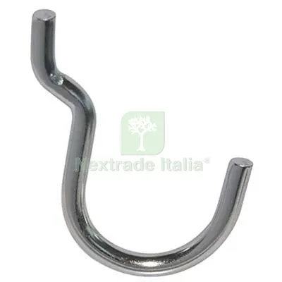 200PZ Gancio Uncino Acciaio x Pannello Espositivo Cromato N° 3 MM 25X37 — Ferramenta porte e finestre — rif. FERX.VIR8175022 200PZ Gancio Uncino Acciaio x Pannello Espositivo Cromato N° 3 MM 25X37 — Ferramenta porte e finestre — rif. FERX.VIR8175022