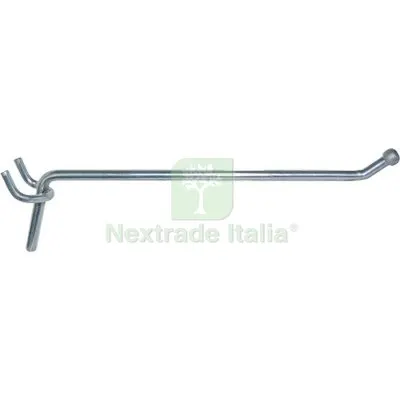 100PZ Gancio Semplice Acciaio x Pannello Espositivo Cromato MM 150 — Ferramenta porte e finestre — rif. FERX.VIR8175215 100PZ Gancio Semplice Acciaio x Pannello Espositivo Cromato MM 150 — Ferramenta porte e finestre — rif. FERX.VIR8175215