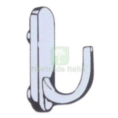 100PZ Gancio PLT x Pannello Espositivo MM 25 N° 4 — Ferramenta porte e finestre — rif. FERX.VIR8175922 100PZ Gancio PLT x Pannello Espositivo MM 25 N° 4 — Ferramenta porte e finestre — rif. FERX.VIR8175922