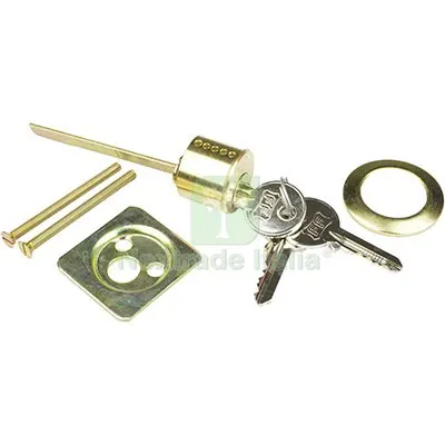 2PZ Cilindro Esterno Staccato C300 Facchinetti Ottone Chiavi 3 MM 90 Max MM 39x90 — Serrature e cilindri — rif. FERX.VIR8200130