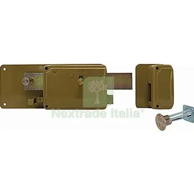 2PZ Serratura Ferroglietto P65 Staccato Facchinetti C.TONDO Staccato M6+SCR+POMOLO E.MM 50 Fin Verniciata — Serrature e cilindri — rif. FERX.VIR8200189 2PZ Serratura Ferroglietto P65 Staccato Facchinetti C.TONDO Staccato M6+SCR+POMOLO E.MM 50 Fin Verniciata — Serrature e cilindri — rif. FERX.VIR8200189