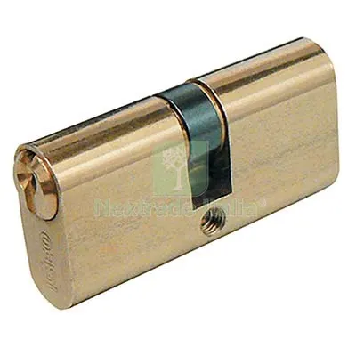Cilindro Ovale 8300 Iseo Ottone Chiavi 3 MM 70 30+40 MM+MM 30+40 — Serrature e cilindri — rif. FERX.VIR8200404