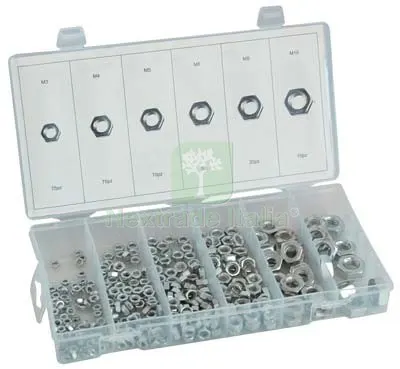 DADO ESAGONALE ZINCATO IN KIT SELF HAND M 3/10 CF=PZ 300 — Bulloni, dadi e rondelle — rif. FERX.VIR8209114 DADO ESAGONALE ZINCATO IN KIT SELF HAND M 3/10 CF=PZ 300 — Bulloni, dadi e rondelle — rif. FERX.VIR8209114